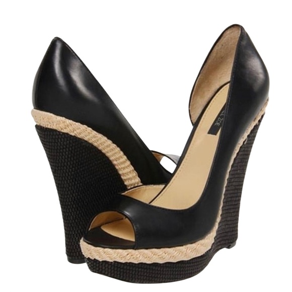 Rachel Zoe Shoes - Rachel Zoe Italy Leather King Wedge (EUC)